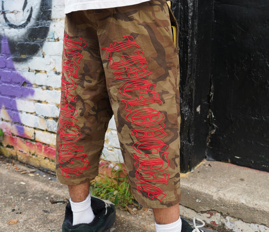 CAMO REGRET WORK SHORTS